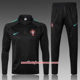 Portugal Ensemble Sweat d'entrainement 2018 Noir